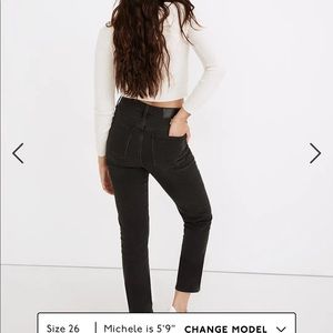 Madewell classic straight jean lunar wash
